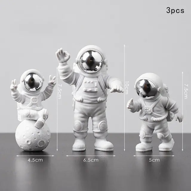 Astronaut and Moon Home Decor Set