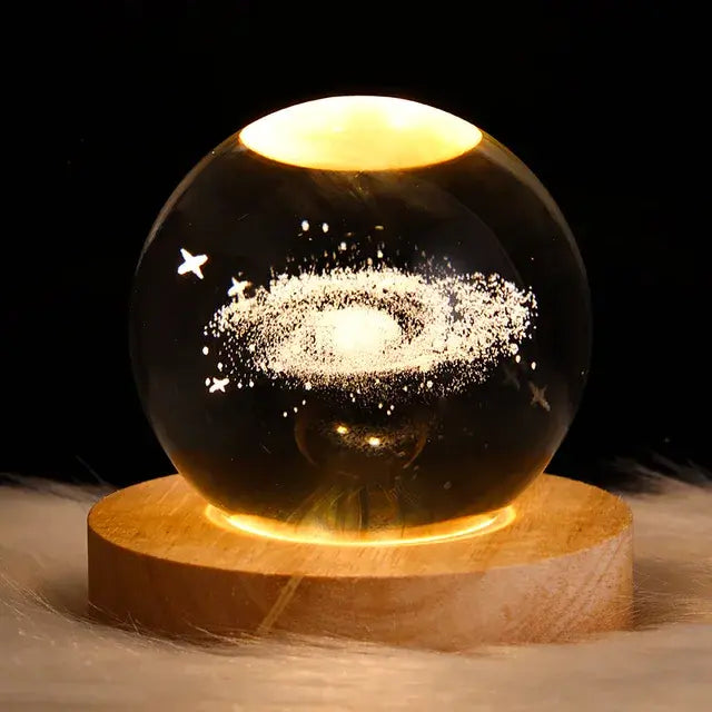 Galaxy Astronaut Crystal Ball Night Lights