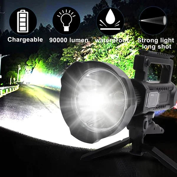 High-Power Portable LED Flashlight