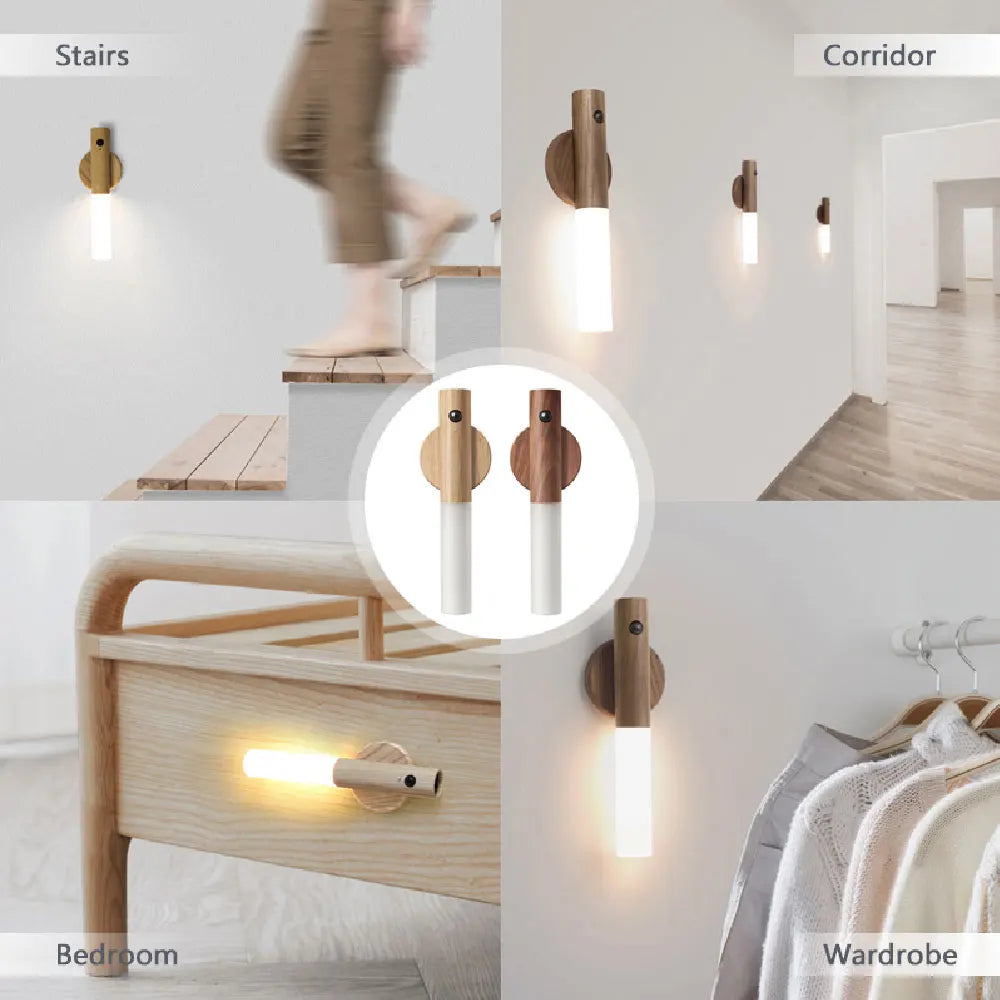 LED Wood USB Night Light