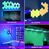 Hexagonal Smart RGB Wall Lamp