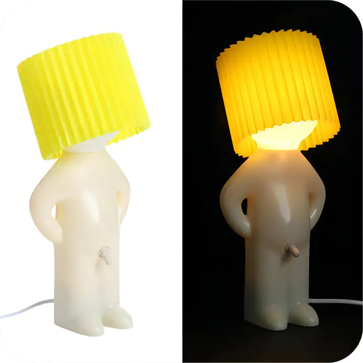 Creative Desk Lamp Shy Little Naughty Boy