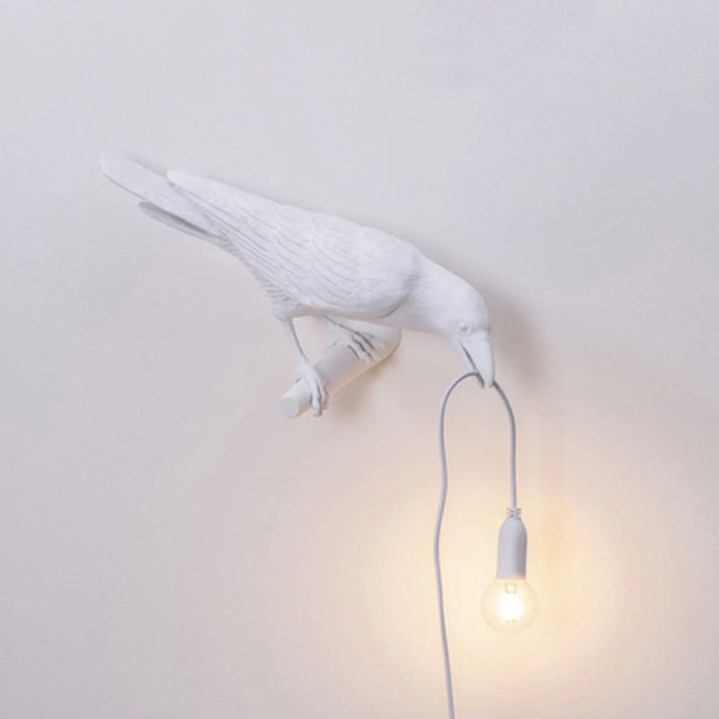 Two-Color Bird Movable Wall/Table Lamp: Eight Styles for Holiday DIY Decor