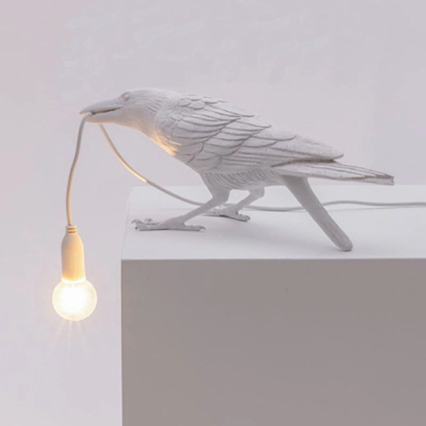 Two-Color Bird Movable Wall/Table Lamp: Eight Styles for Holiday DIY Decor