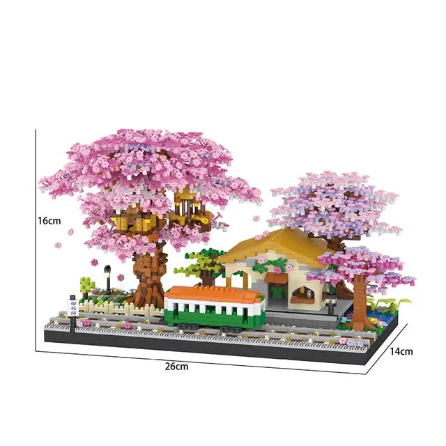 Sakura Flower Treehouse DIY