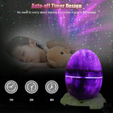 Starry Sky Dinosaur Egg Night Light Bluetooth Speaker