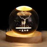 Galaxy Astronaut Crystal Ball Night Lights