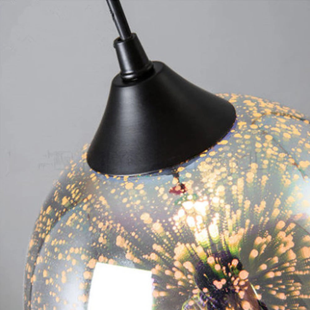 Modern 3D  Glass Shade Pendant Lamp Lights