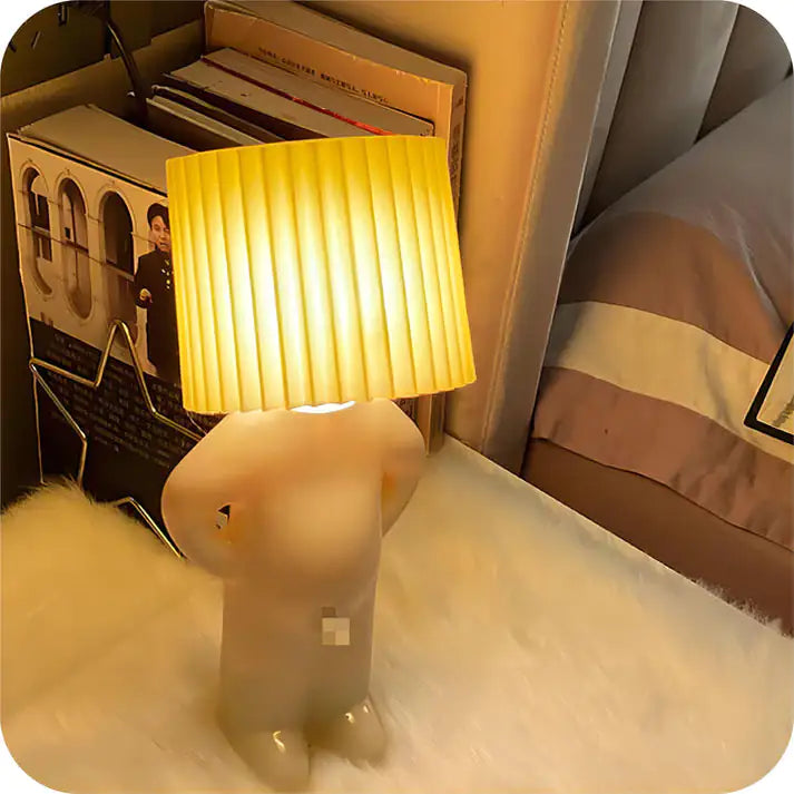 Creative Desk Lamp Shy Little Naughty Boy