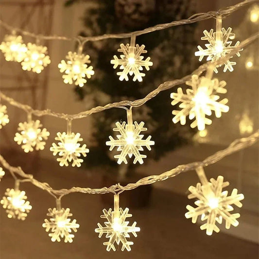 LED Snowflake Lights