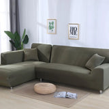 Solid Corner Sofa Covers