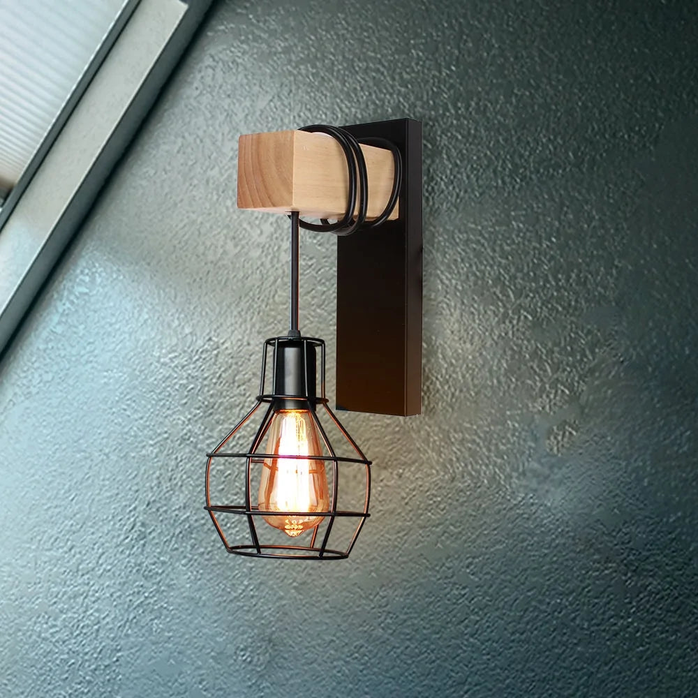 Retro Vintage Industrial Wall Lamp Shade Fixture