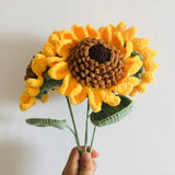 Handmade Crochet Sunflower For Home Decor