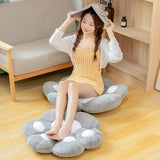 Cat Bear Paw Plush Seat Cushion - Indoor Floor Stuffed Sofa Decor Pillow