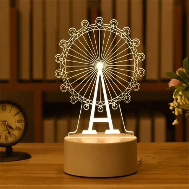 Romantic 3D Lamp