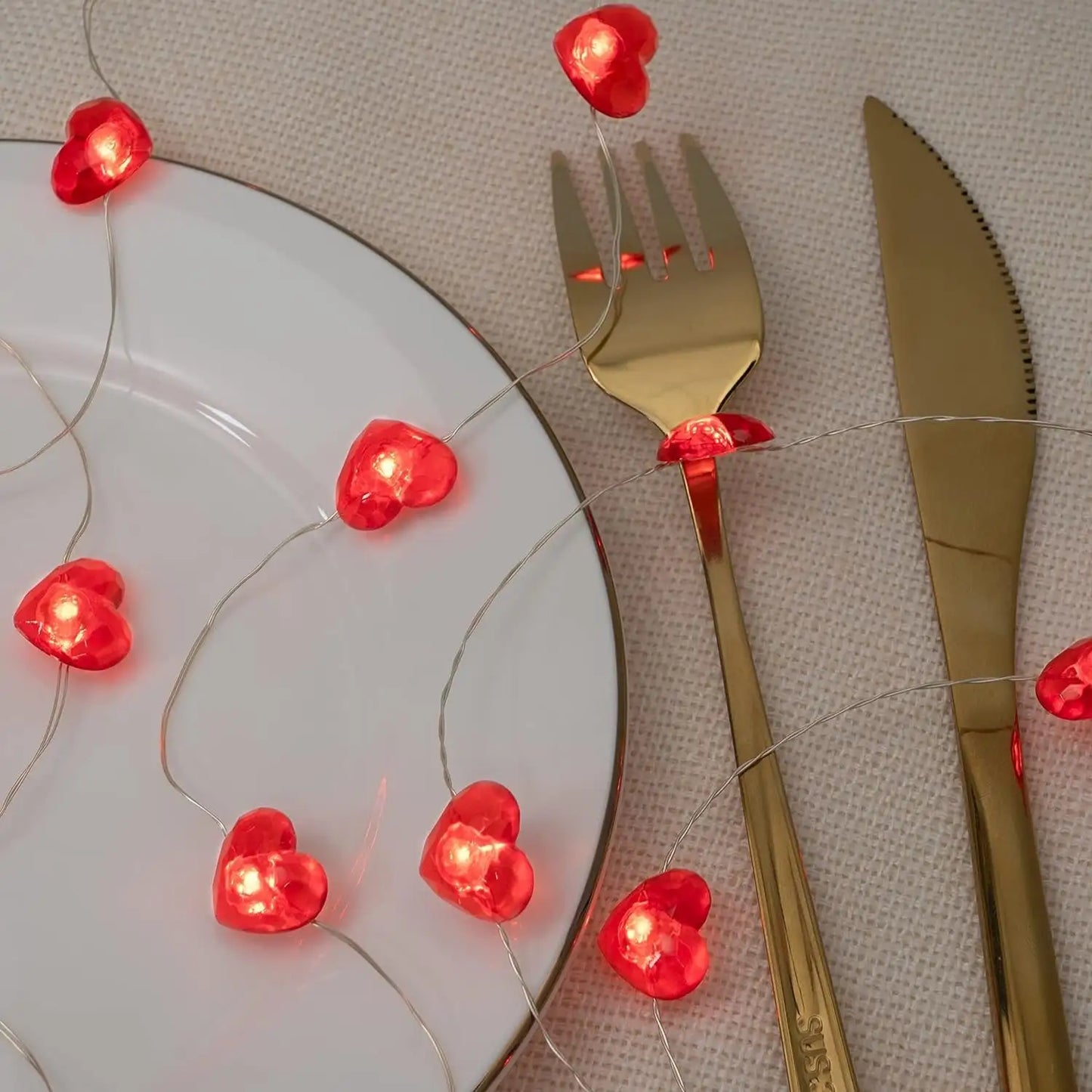 Love Heart String Lights