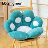 Cat Bear Paw Plush Seat Cushion - Indoor Floor Stuffed Sofa Decor Pillow