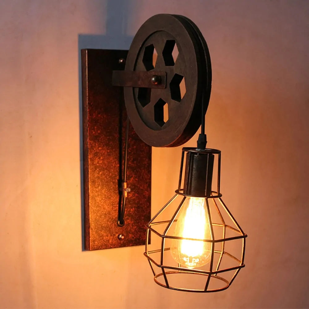 Retro Vintage Industrial Wall Lamp Shade Fixture