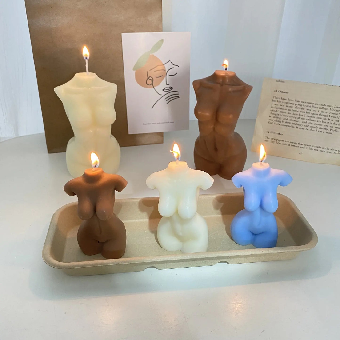 Artistic Body Candles